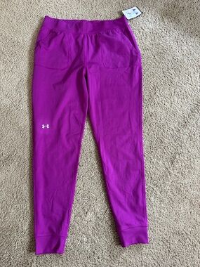 Under Armour Girls' Magenta Active Joggers